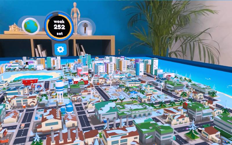 Little Cities VR game for Apple Vision Pro